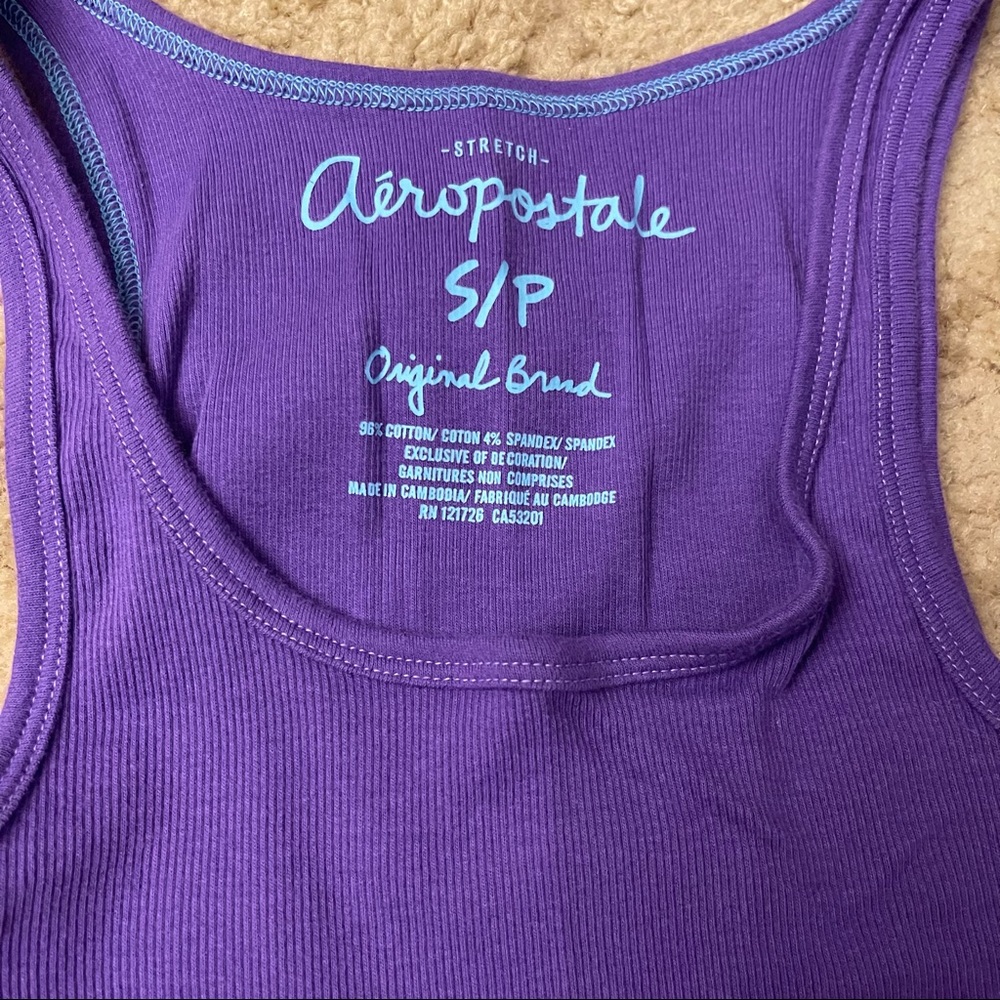 BNWOT Aeropostale Ribbed Tank Top - Picture 5 of 7